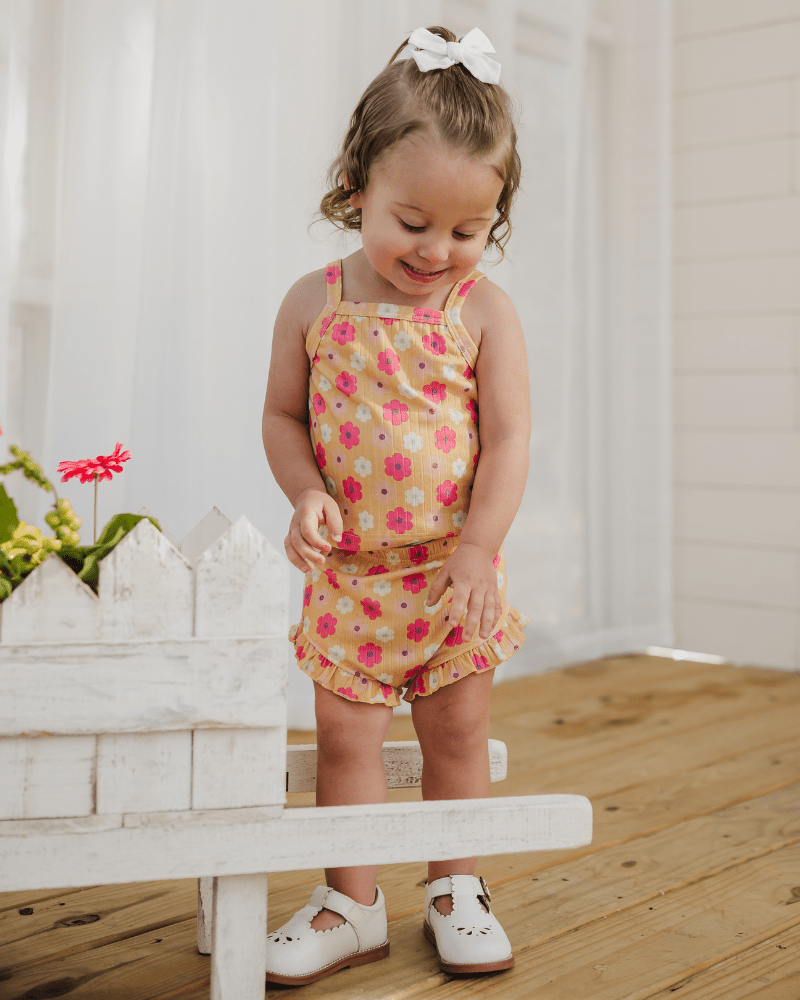 Luna Top & Bloomer Set - Daisy Chain