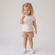 Organic Graphic Tee & Shorts Set - Beach Day