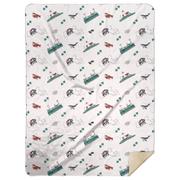 Massachusetts Plush Throw Blanket 60x80 Meaningful Reminder of Home