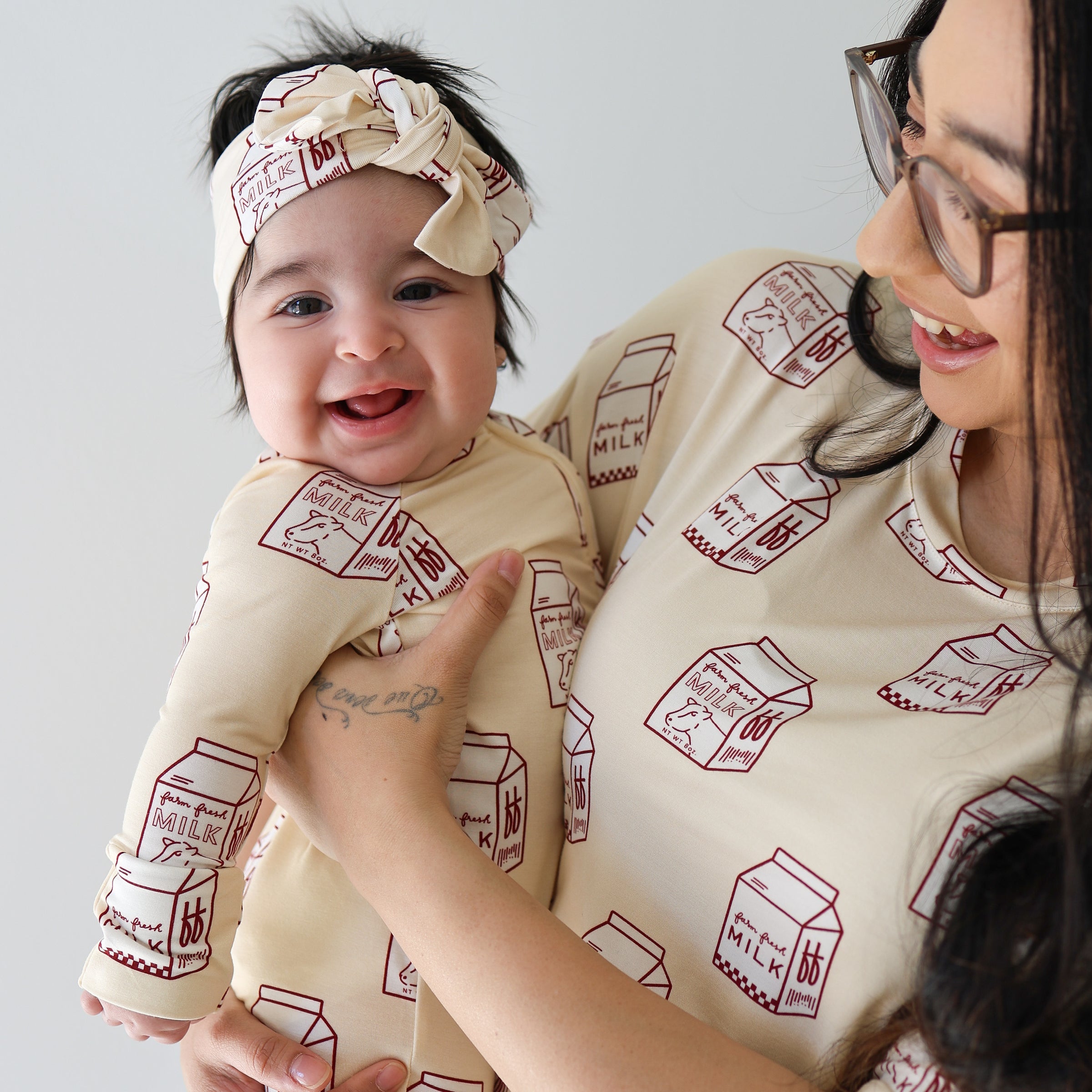 Women's Boxy Tee Lounge Set | Milk