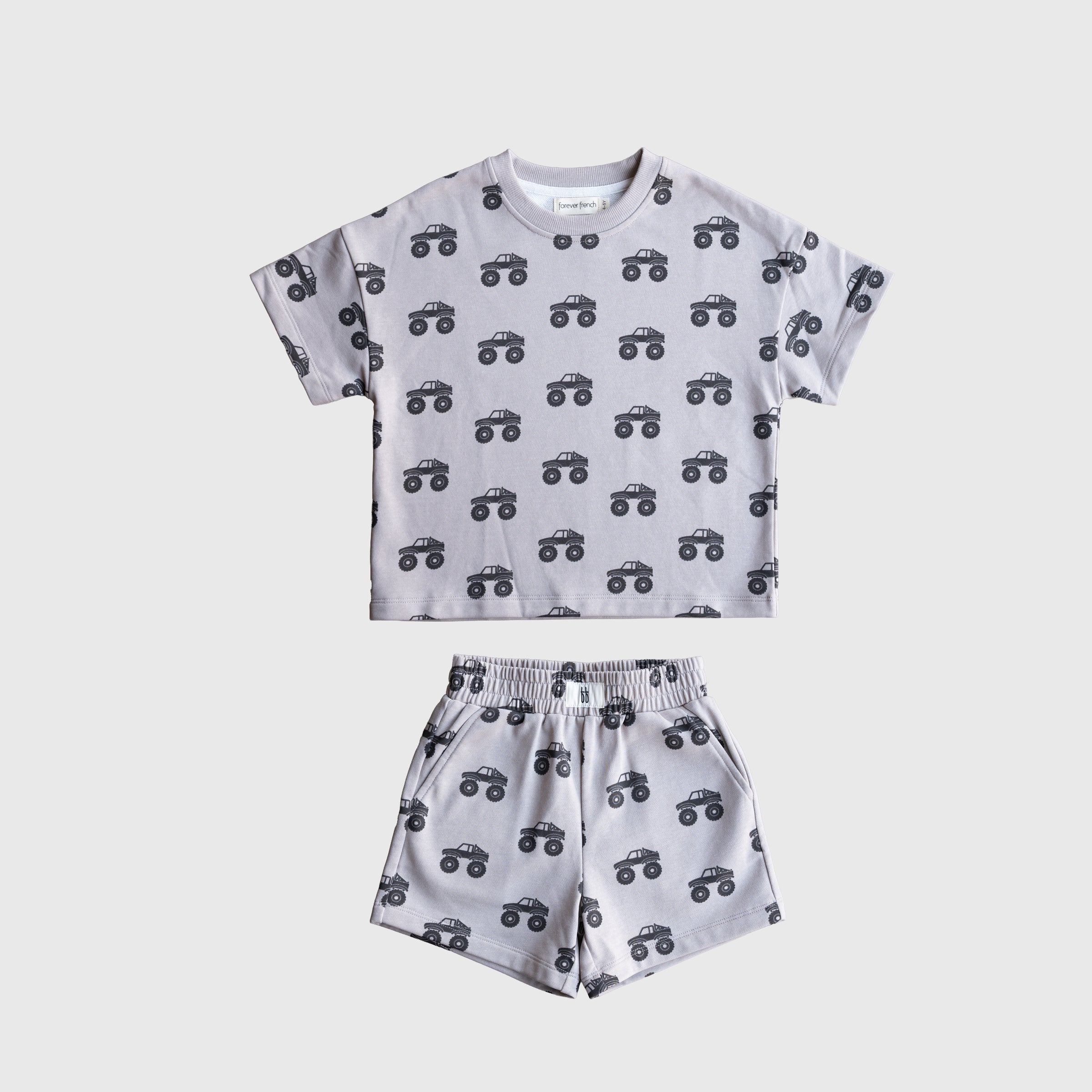French Terry Short Set | Monster Truck