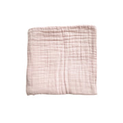 Baby Pink Organic Muslin Cotton 6-Layer Baby Blanket