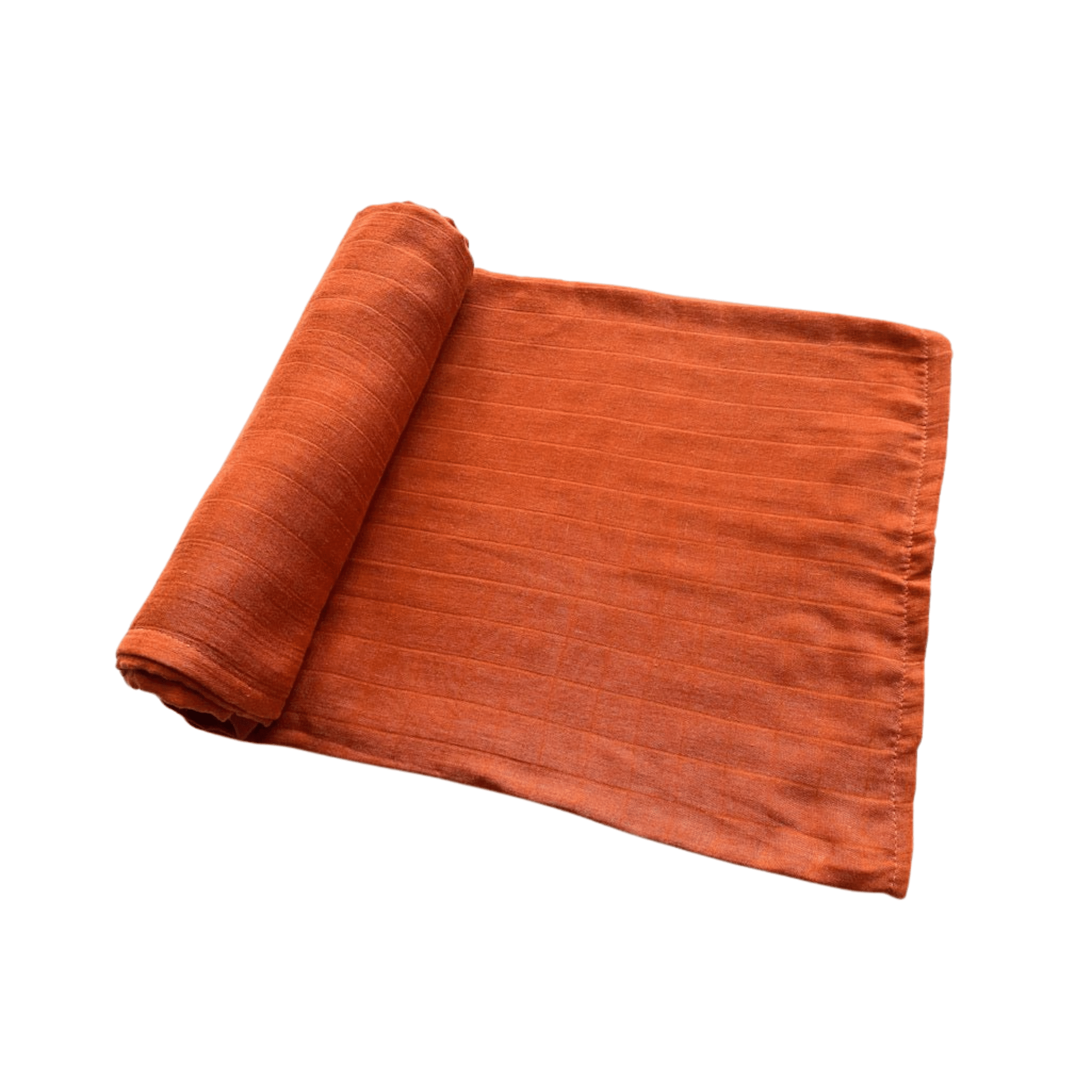 Terracotta Muslin Bamboo Swaddle Blanket