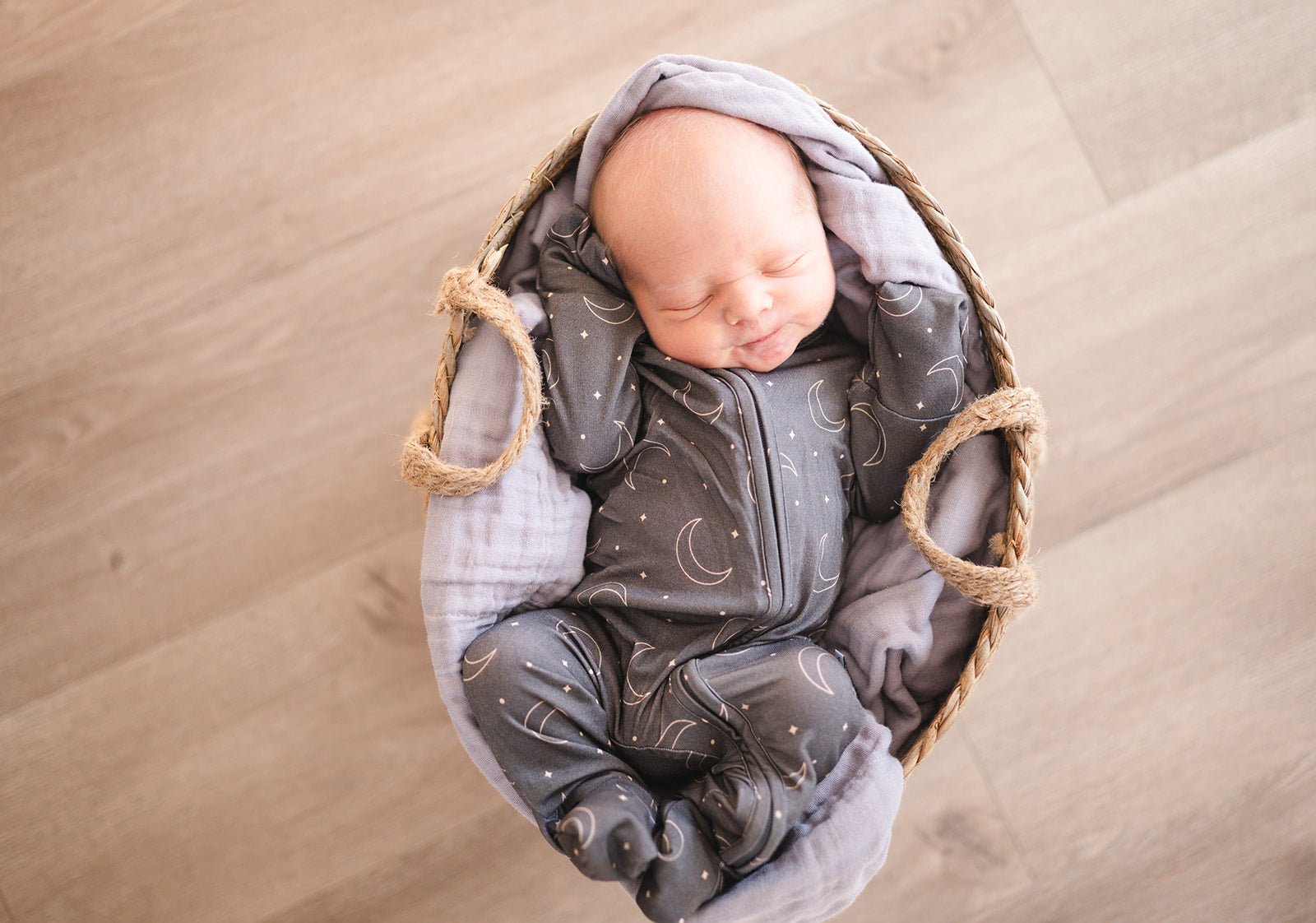 Lavender Gray Muslin 6-Layer Blanket