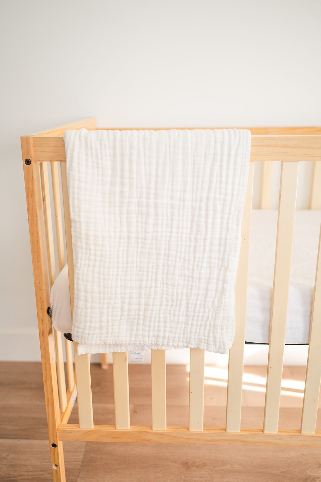 White Organic Muslin 6-Layer Blanket