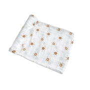 Brown Sun Muslin Swaddle Blanket