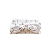 Neutral Rectangle Bamboo Baby Knotted Headband
