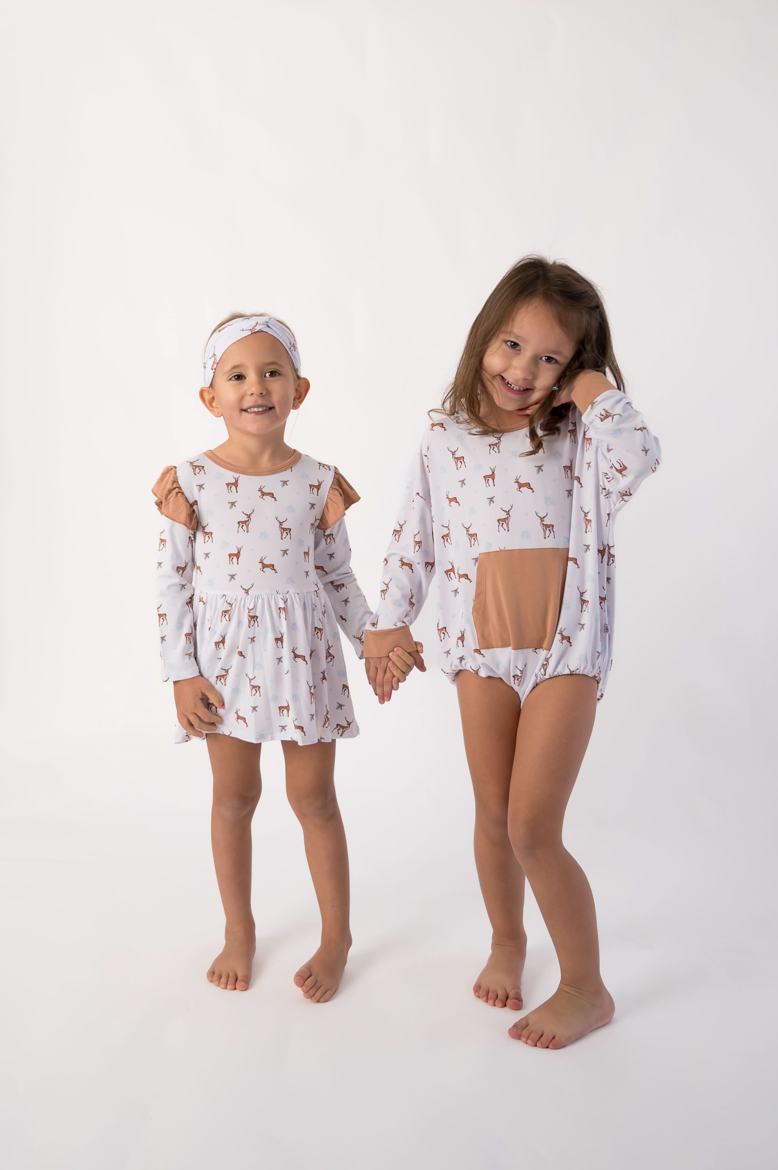 Reindeer | Long Sleeve Bubble Romper