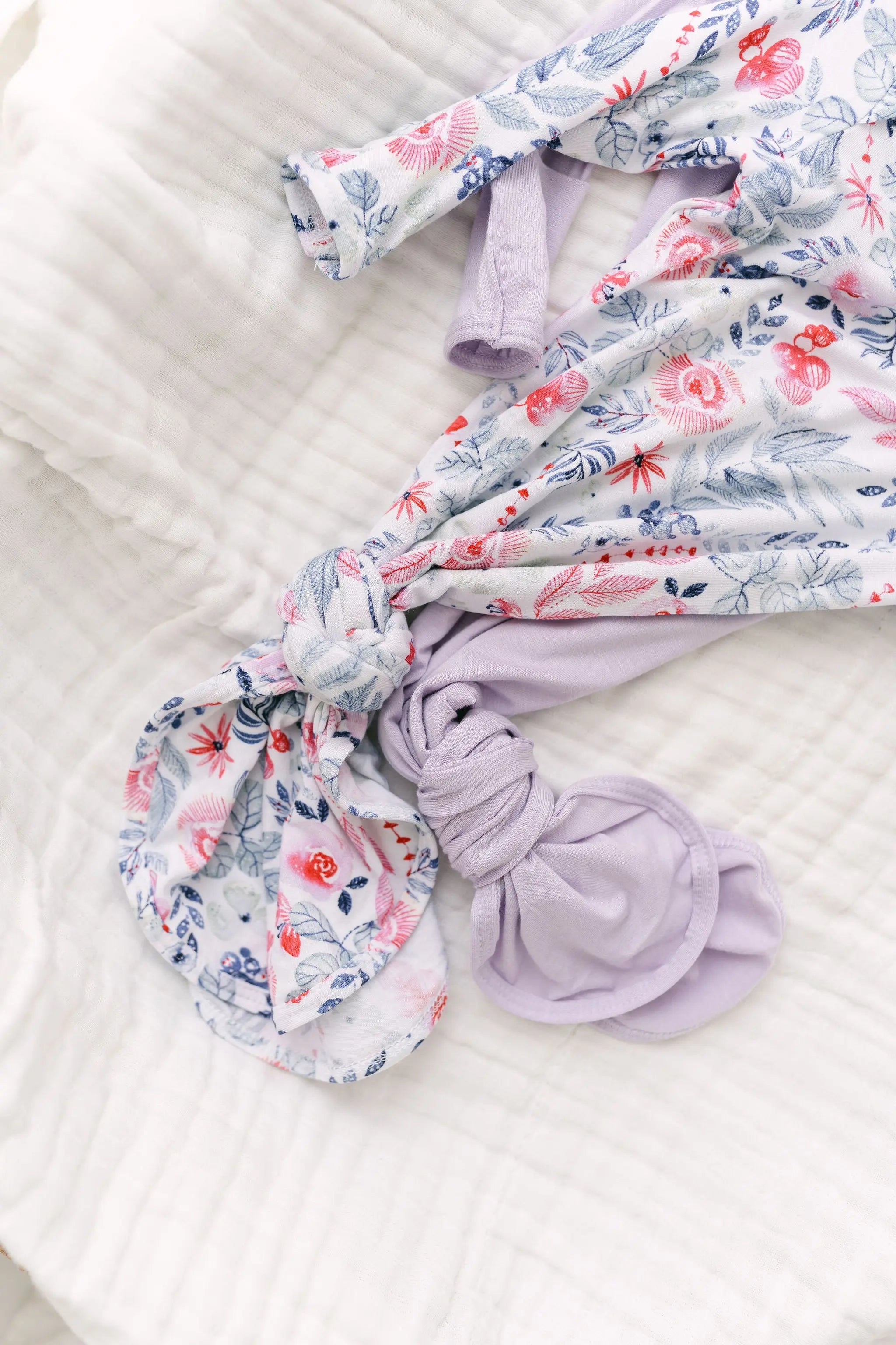 Stroller Society Newborn Gowns and Hat Set with Headband - Bloom