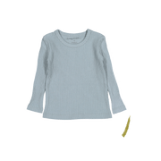 The Long Sleeve Tee - Ocean Ribbed