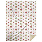 Ohio Floral Plush Throw Blanket 60x80 Hometown Keepsake for Home