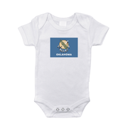 Oklahoma Flag Baby Onesie Soft Cotton Newborn Outfit