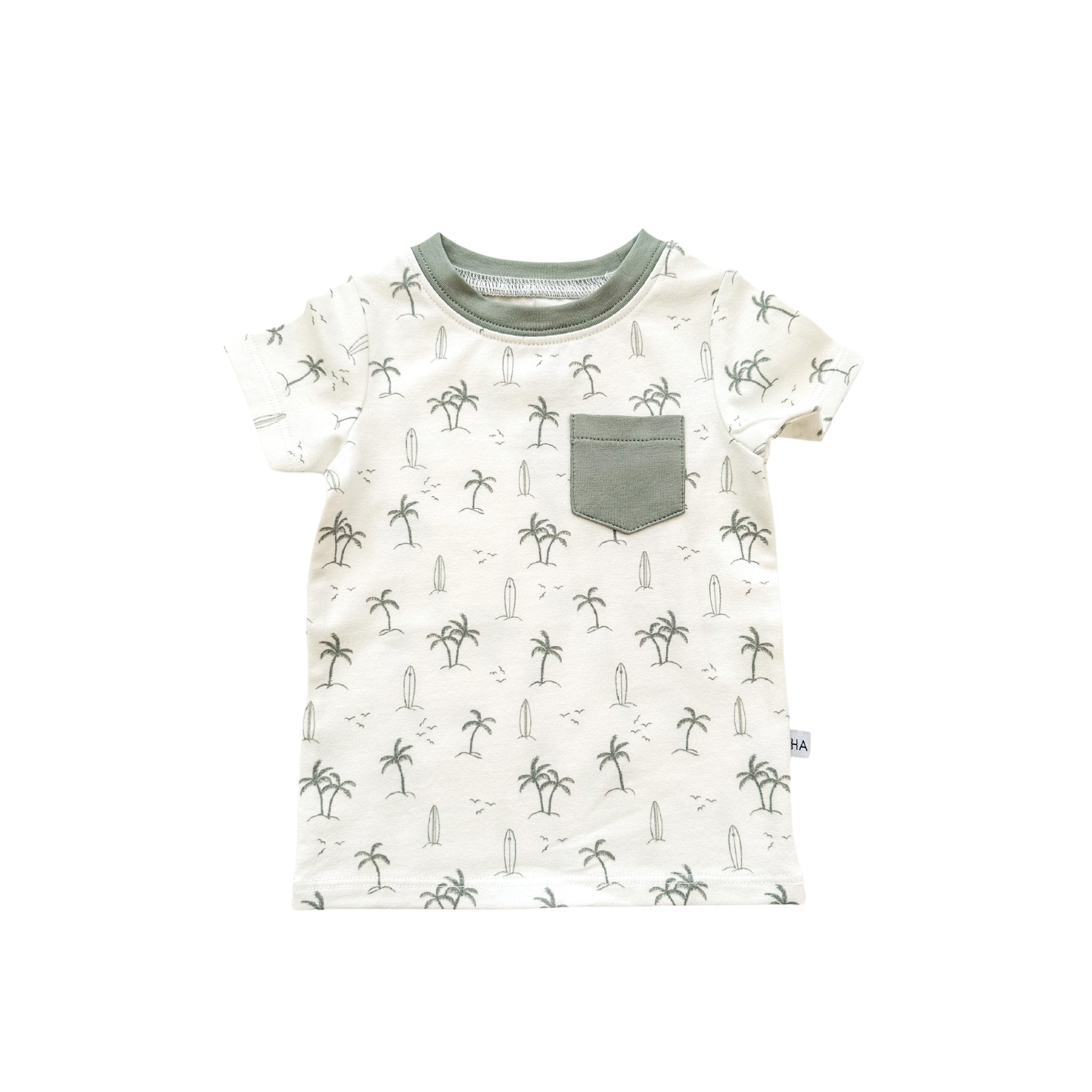 Organic Cotton Palm Beach Boys Shirt