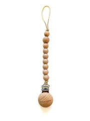 Pacifier Clip - Harper (Tan)