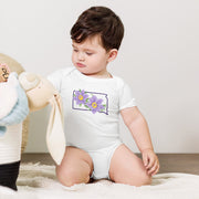 Pasqueflower Onesie Stretch Cotton Bodysuit up to 18 Months