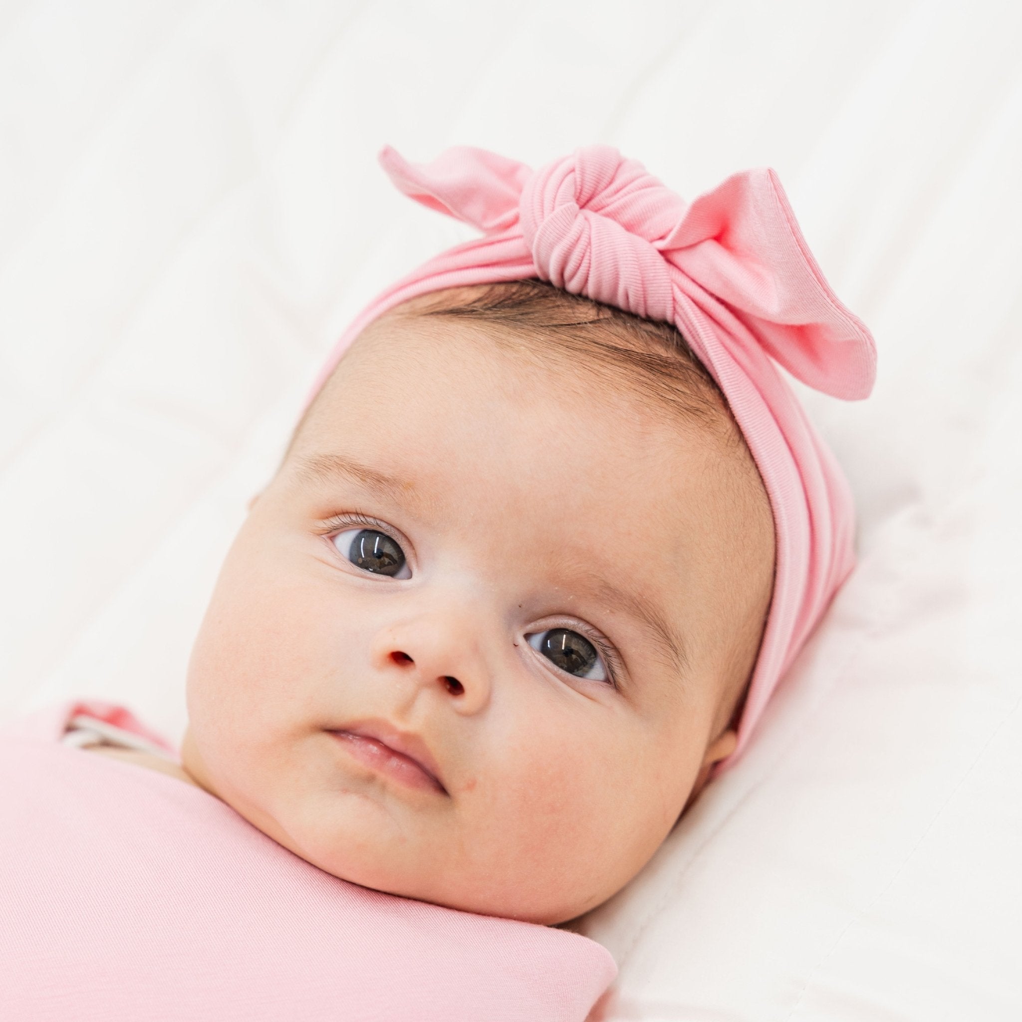 Pink Blossom Bow Headband