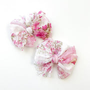 Pink Blossom | Ruffled Hair Clip