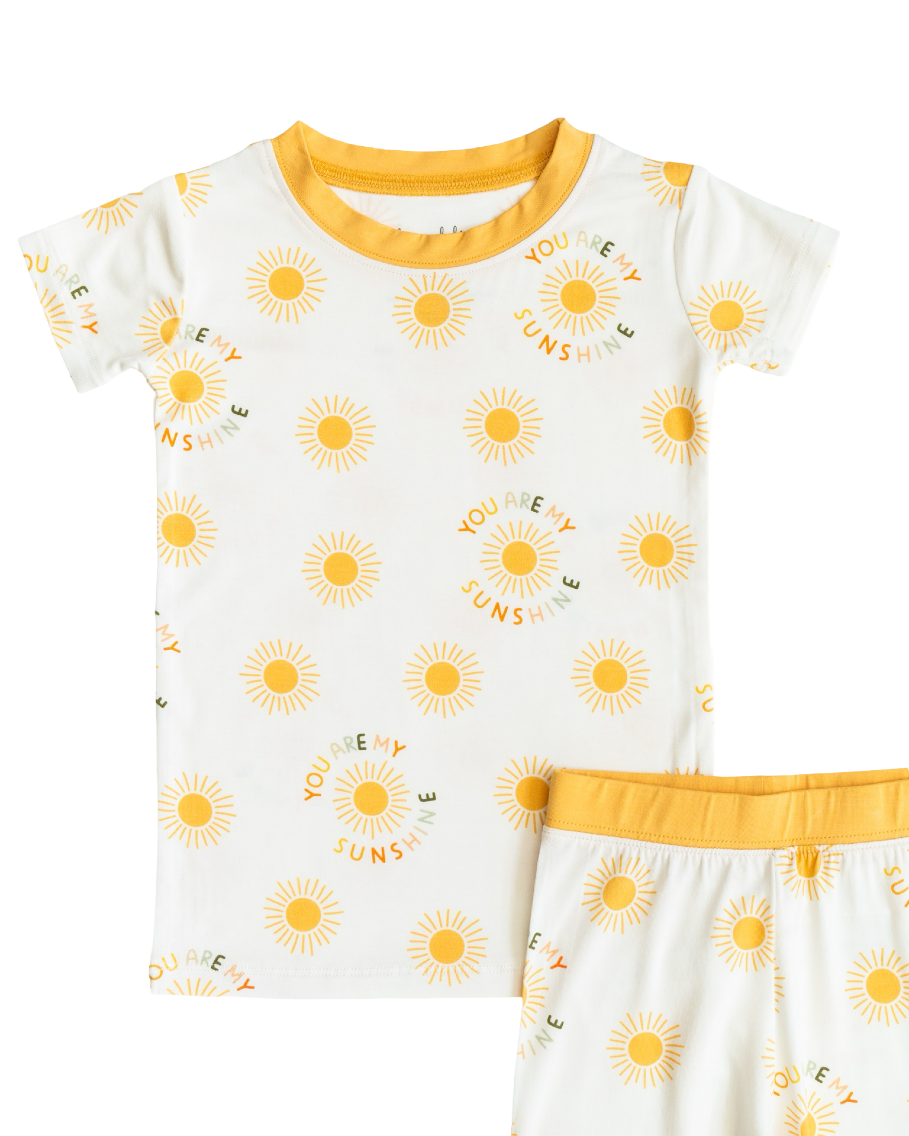 You Are My Sunshine Short-Sleeve PJ Set