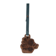 wood doll | flowers pewter