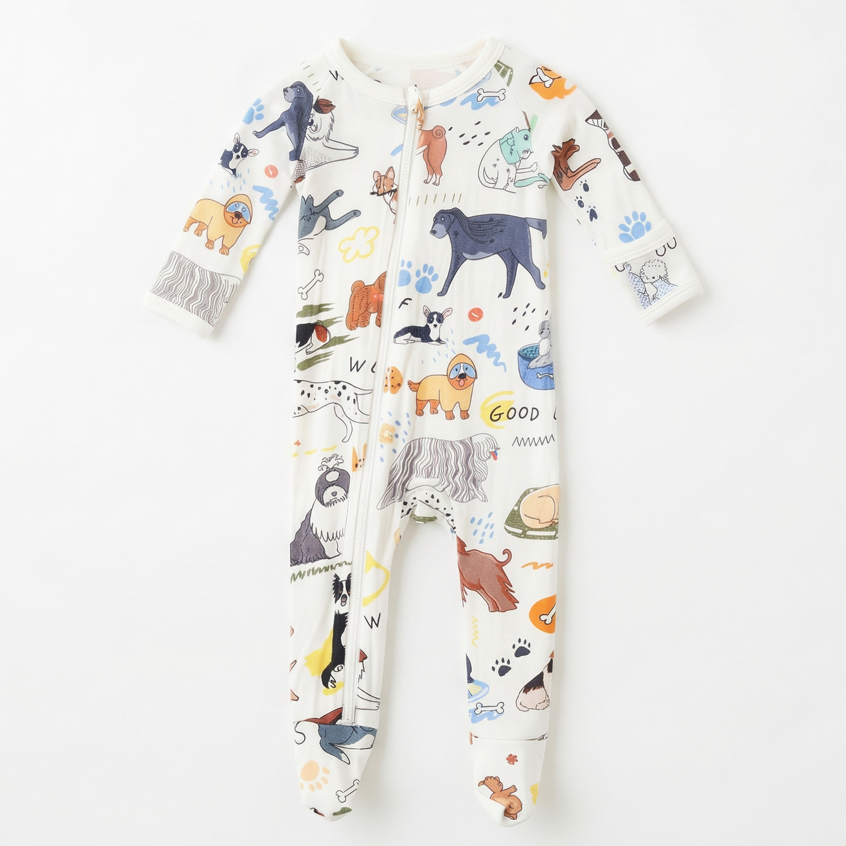 Puppy Pals White Footie