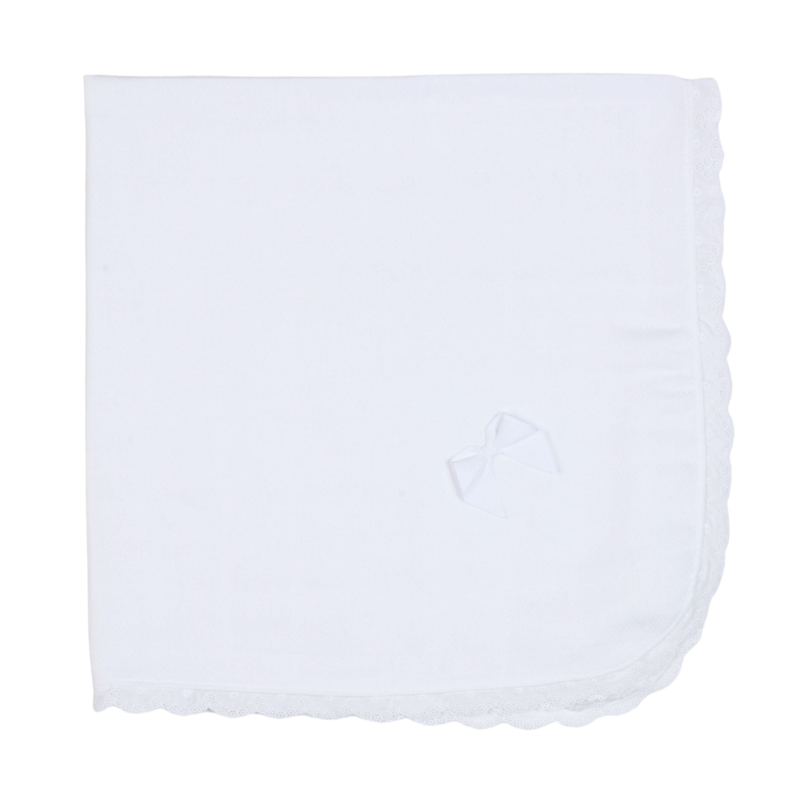 PURITY | Girls White Broderie Anglaise Muslin Square