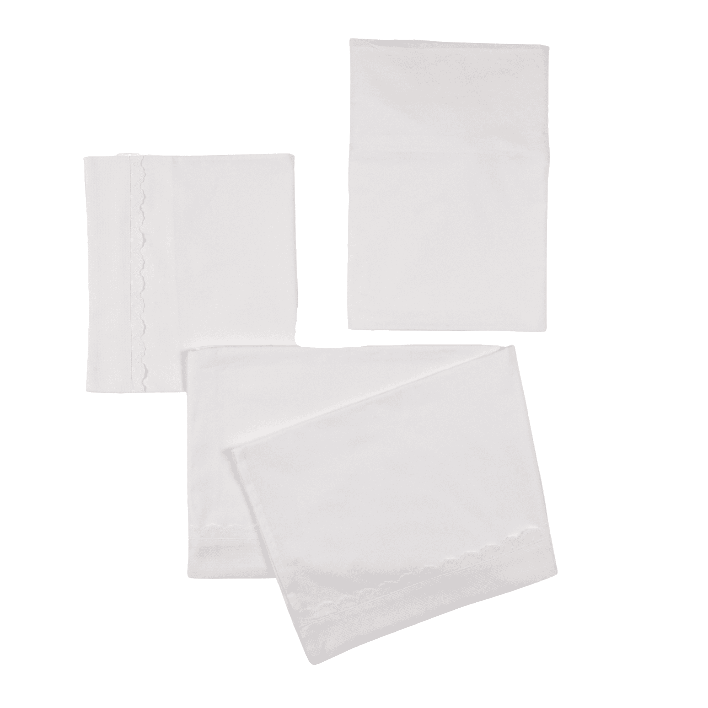 PURITY | Baby White Cotton Bed Linen Set (3)