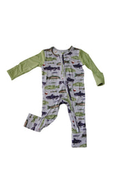 Reel Time | Convertible Bamboo Zip Romper