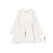 The Long Sleeve Dress - Pearl