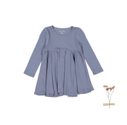 The Long Sleeve Dress - Midnight