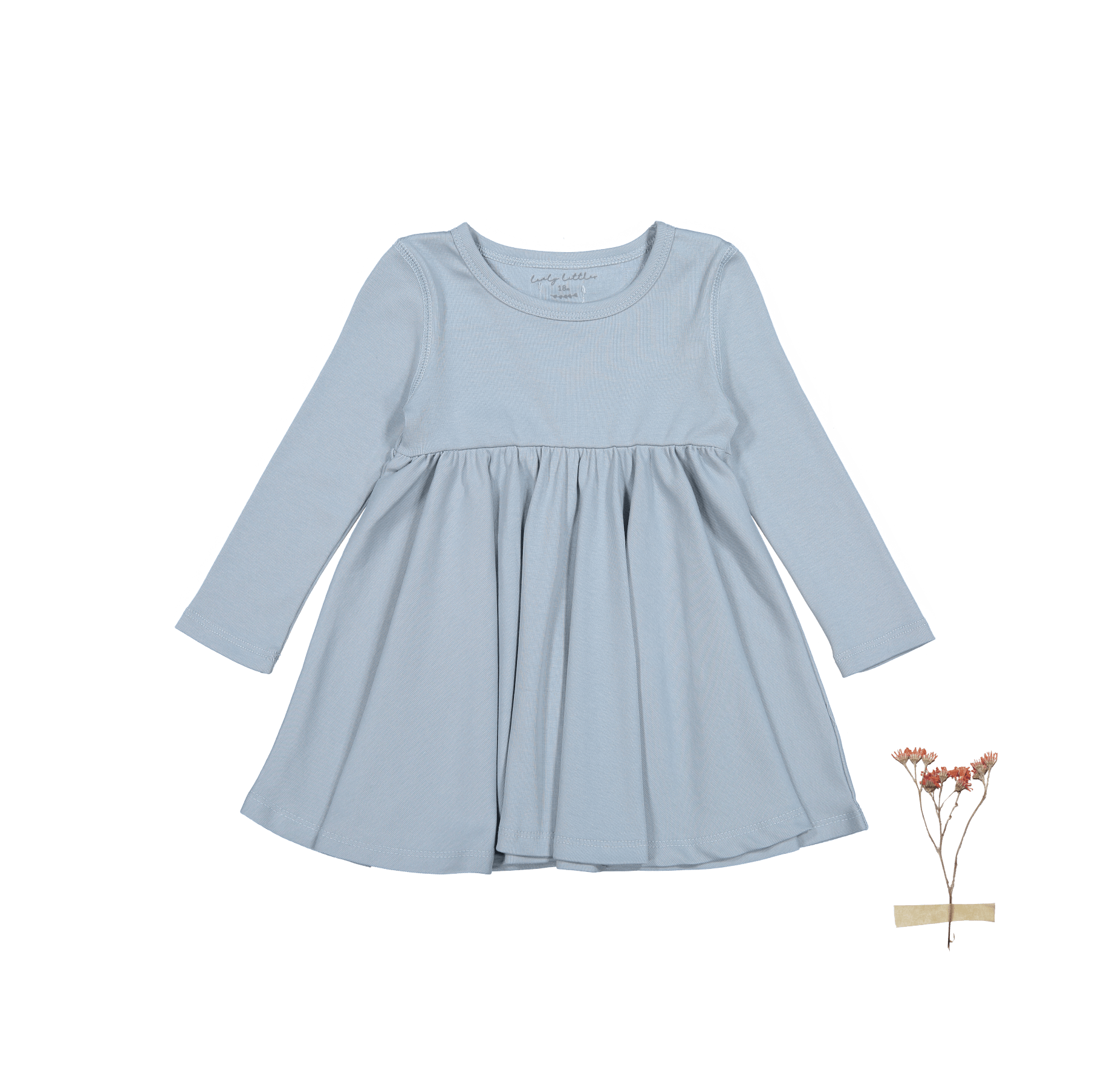 The Long Sleeve Dress - Ocean