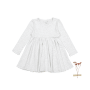 The Long Sleeve Dress - Oatmeal