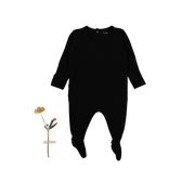 The Snap Romper - Black