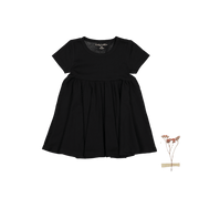The Short Sleeve Dress - Black