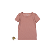 The Short Sleeve Tee - Rosewood