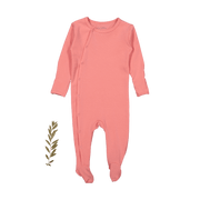 The Snap Romper - Coral