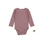 The Printed Long Sleeve Onesie - Heart
