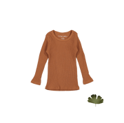 The Long Sleeve Tee - Caramel