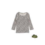 The Printed Long Sleeve Tee - Floral Cotton
