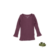 The Long Sleeve Tee - Mulberry
