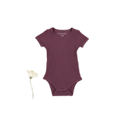 The Short Sleeve Onesie - Mulberry