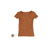 The Printed Short Sleeve Tee - Mushroom