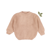 The Chunky Knit Sweater - Blush