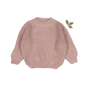 The Chunky Knit Sweater - Mauve