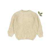 The Chunky Knit Sweater - Bone