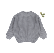 The Chunky Knit Sweater - Slate