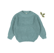 The Chunky Knit Sweater - Ocean