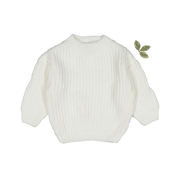 The Chunky Knit Sweater - White