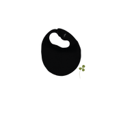 The Bib - Black Ribbed