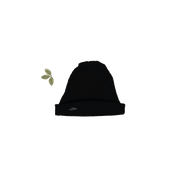 The Hat - Black Ribbed