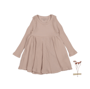 The Long Sleeve Dress - Mauve
